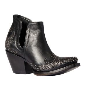 Like New Ariat Studded Dixon Bootie Black Size 7.5
